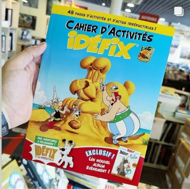 Cahier d'activités avec Idéfix offert à l'achat de deux albums (l'été gaulois) Screen42