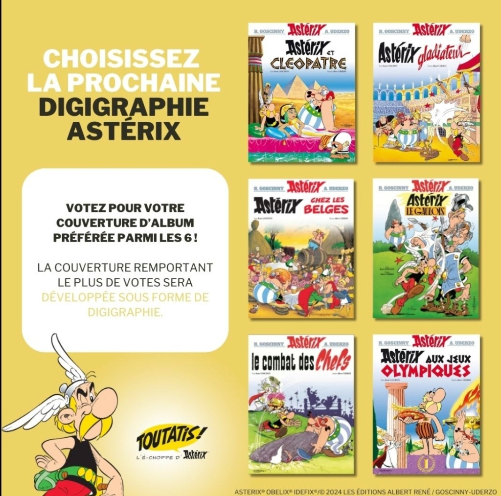 Sondage pour une future digigraphie Astérix  - boutique Asterix Screen66