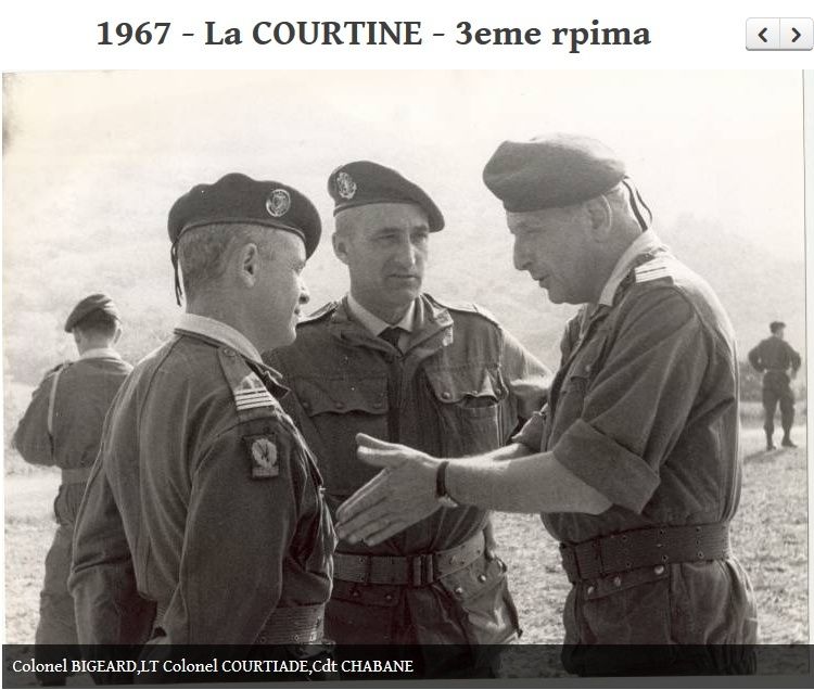 Le 3 en manœuvre au camp de La Courtine en 1967. 2015-013