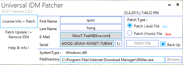 Internet Download Manager v6.23 + Universal IDM Patcher v2.9.2 Idm_pa10