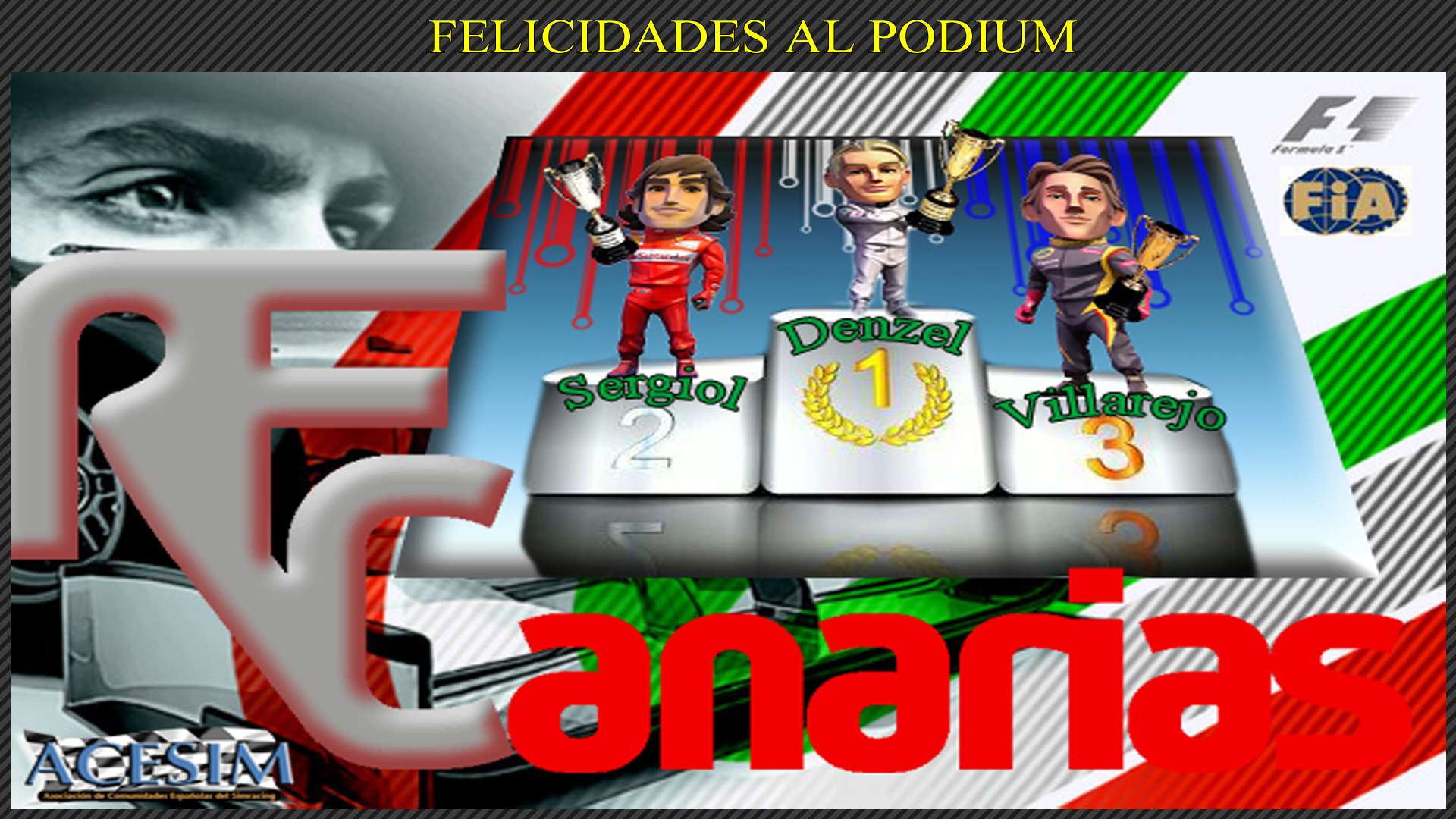 PRESENTACION CAMPEONATO F1 GAMESTOCK CAR MALASIA Podium13