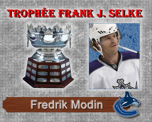 Trophée Frank J. Selke Trophy15