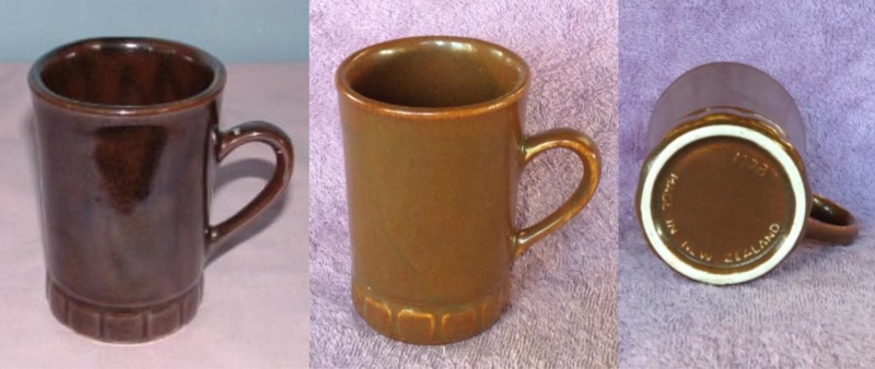 17 (maybe 18) different Basalt mugs from CL Luke Adams: GLAZE VARIATIONS 1078s10