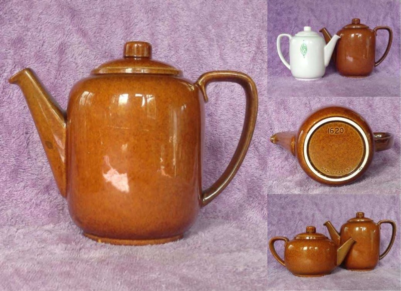 Crown Lynn vitrified castware teapots and water jugs (Cook & Serve) 1620 for GALLERY 162010