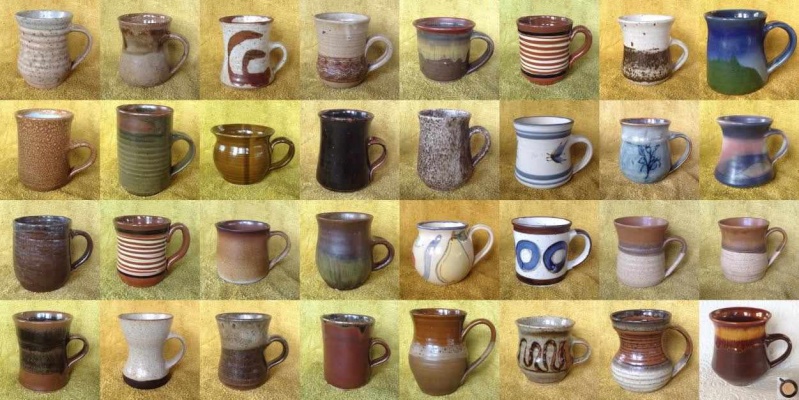 Mugs: Stichbury, Smisek, Engelhard, Firth, Brickell, Schiessel, Truebridge, ADRIAN COTTER Handpo10