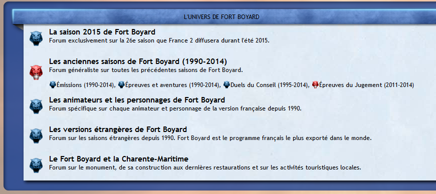[Projet] Nouvelle organisation de la section "L'univers de Fort Boyard" sur le forum - Page 2 Test210