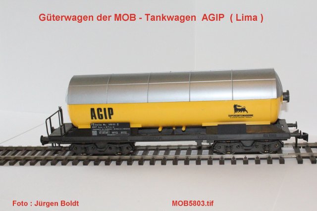 Güterwagen bei der MOB Mob58012