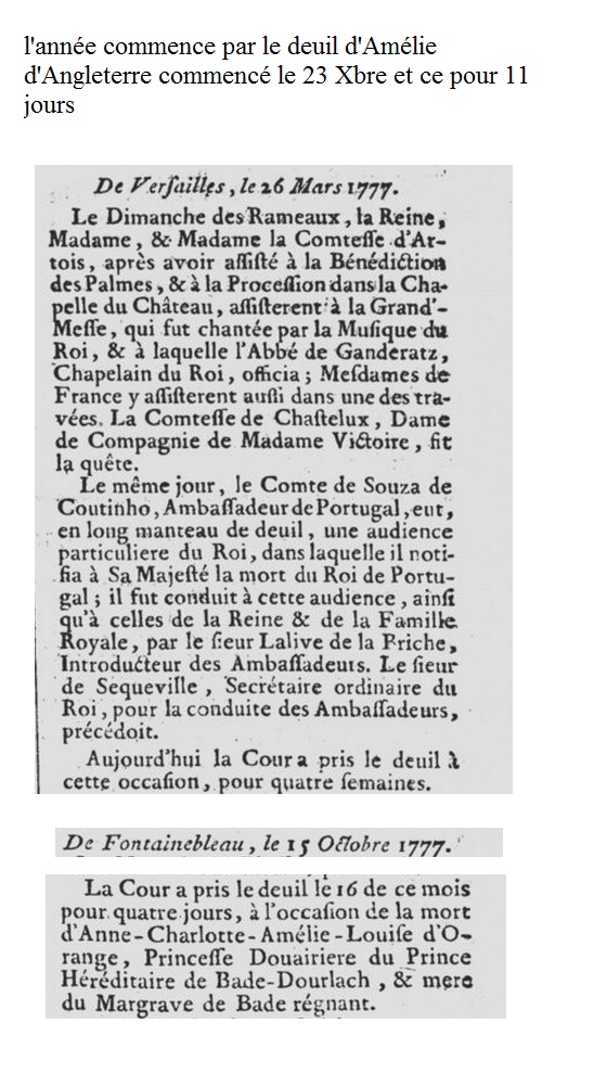 Le deuil à la cour de France et au XVIIIe siècle - Page 4 Nouvel23
