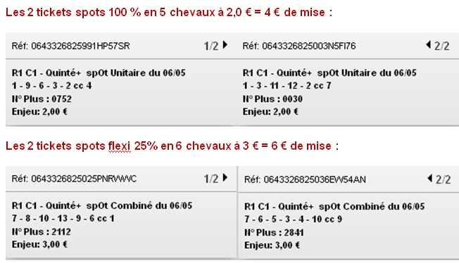 06/05/2015 --- LONGCHAMP --- R1C1 --- Mise 10 € => Gains 0 € Scree180