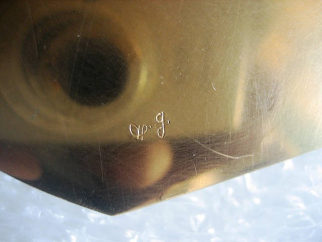gerber - objets en bronze doré signés mg  Monique Gerber l'Art du Bronze Chapea53