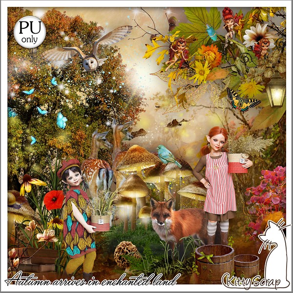 AUTUMN ARRIVES IN ENCHANTED LAND - jeudi 30 septembre / thusrday september 30th Kitty730