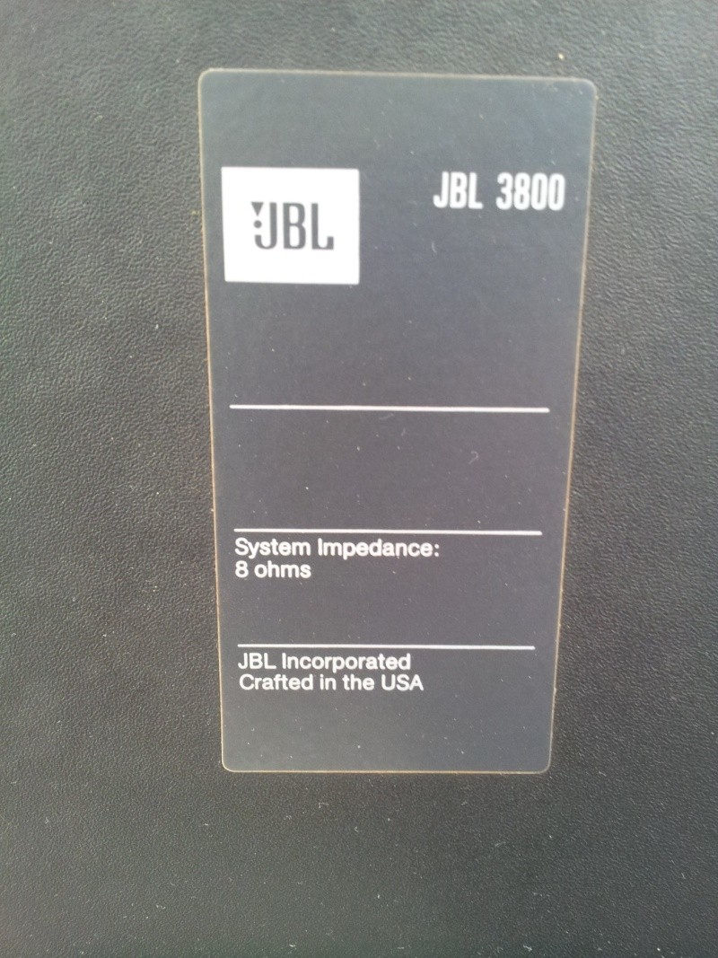 JBL 3800 US Made Floorstanding Speaker ( Sold) 20150421