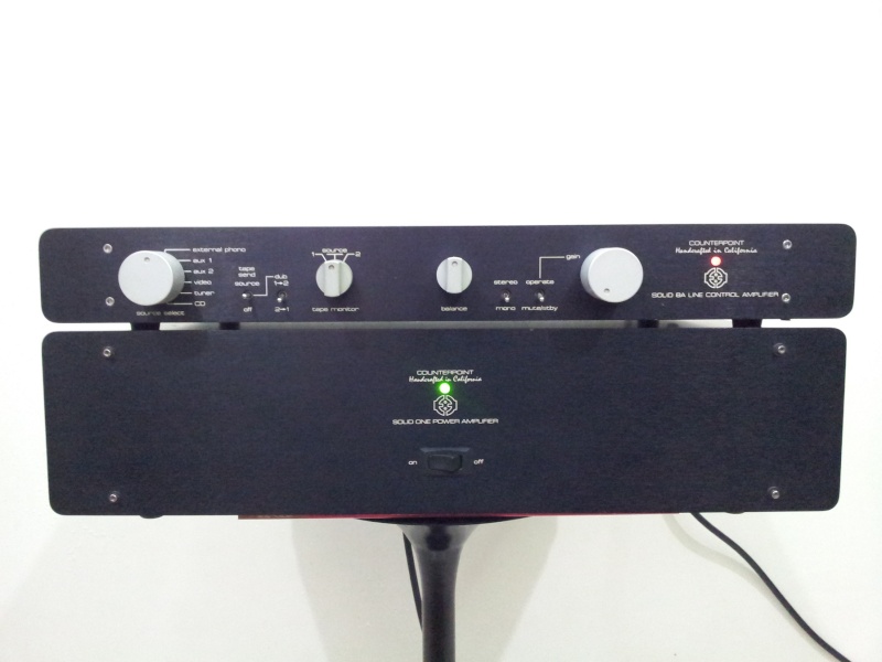 Counterpoint Solid 8A Pre-Amplifier and Solid One Power Amplifier ( Used) 20150526