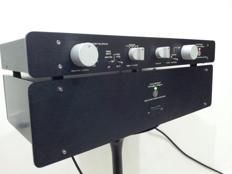 Counterpoint Solid 8A Pre-Amplifier and Solid One Power Amplifier ( Used) 20150527