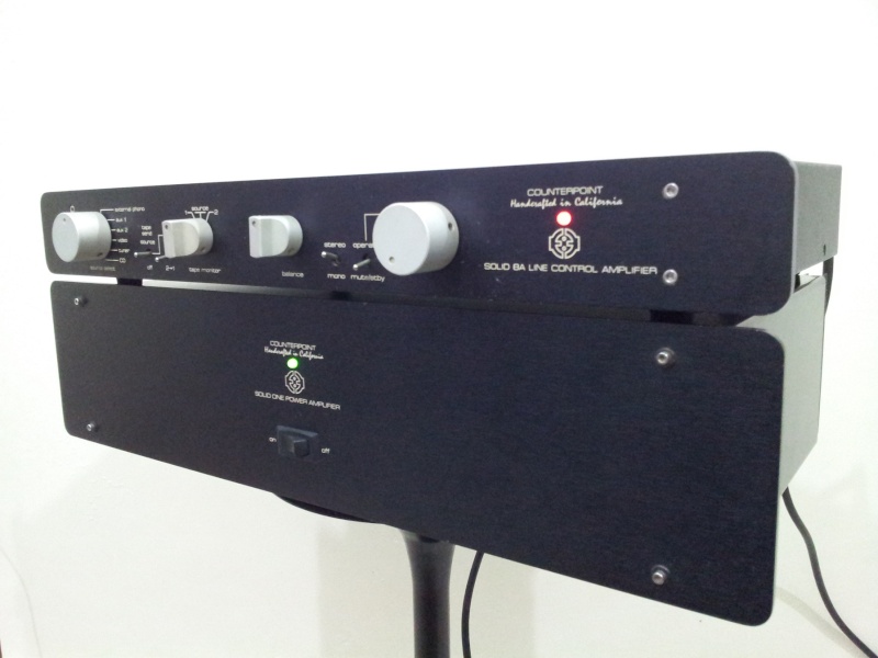 Counterpoint Solid 8A Pre-Amplifier and Solid One Power Amplifier ( Used) 20150528