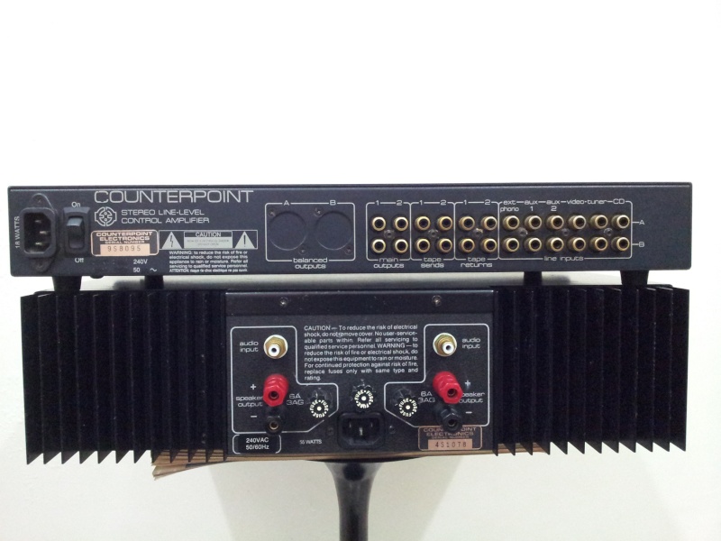 Counterpoint Solid 8A Pre-Amplifier and Solid One Power Amplifier ( Used) 20150529