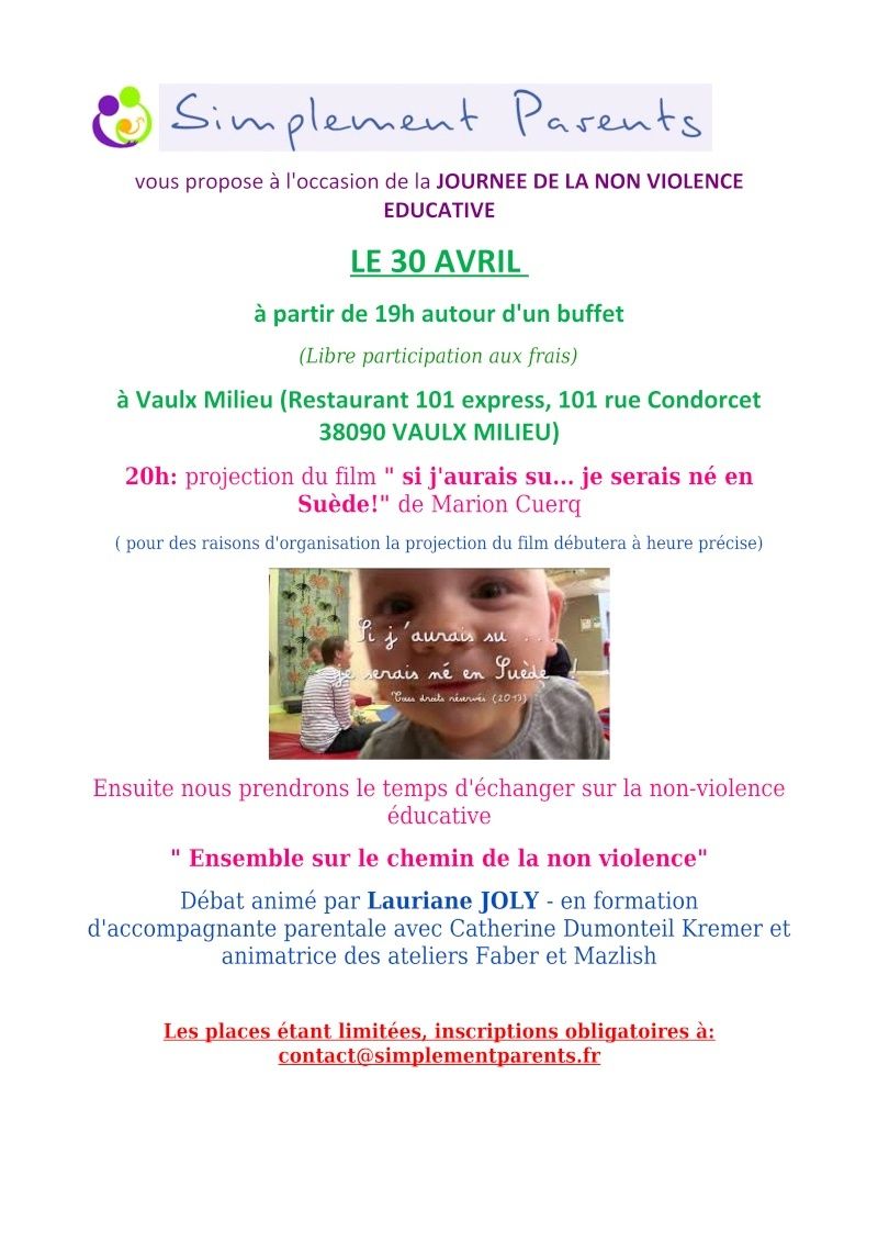 30 AVRIL - Journée de la Non Violence Educative à Vaulx Milieu 30_avr10