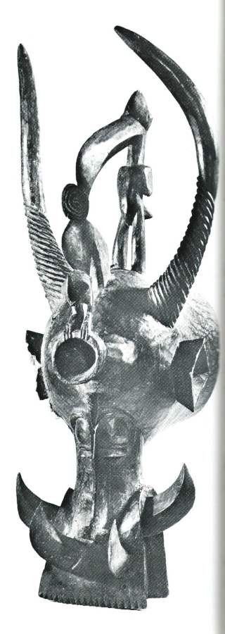 Senufo people, Waanyugo (or Waabele), Helmet Mask,   Korhogo District, Ivory Coast Ex_mus10