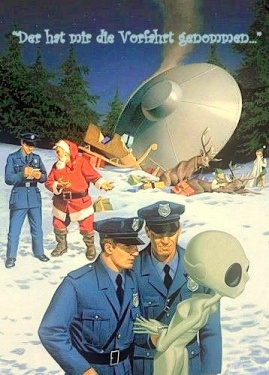 Santa UFO 41703410