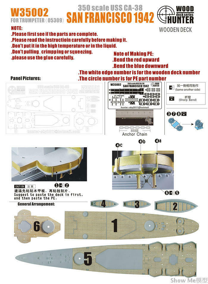 USS San Francisco 1942 (Trumpeter+set PE Flyhawk 1/350°) par horos S-l16010