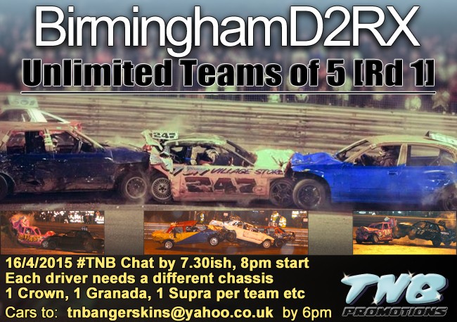 16/4/2015 Teams Round 1 - BirminghamD2RX Unlimited Tnb_br10