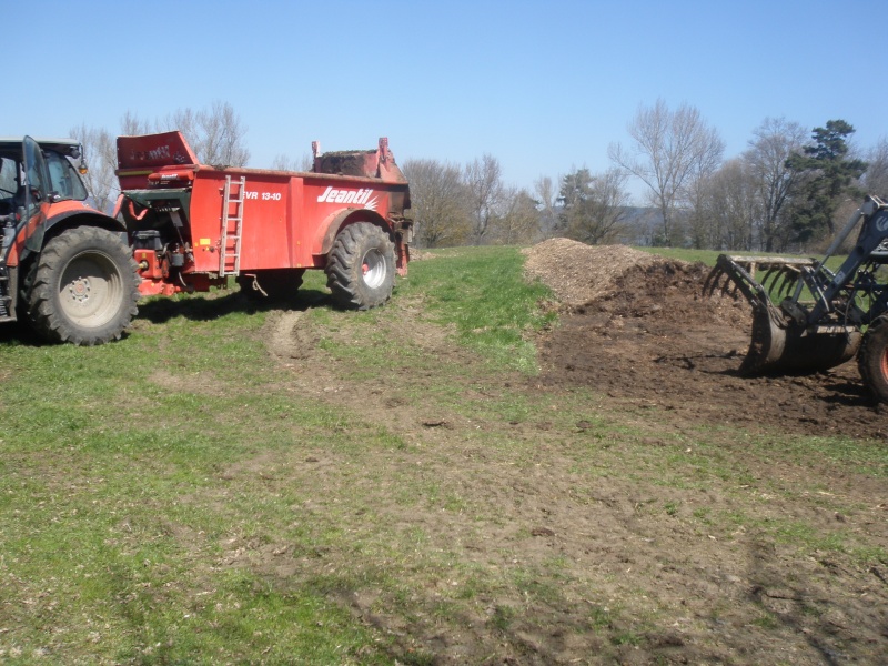 fumier ou compost sur céréales P4072210