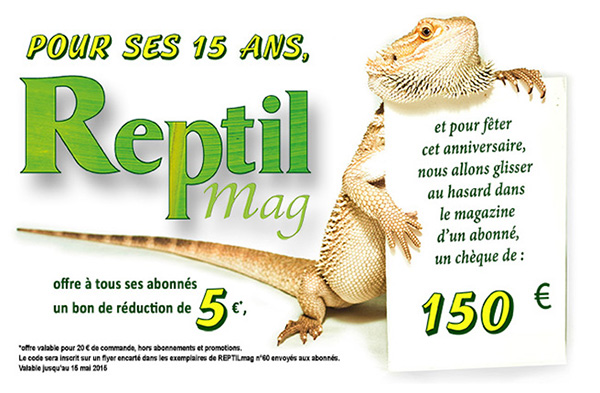 Reptilmag fête ses 15 ans ! Montag10