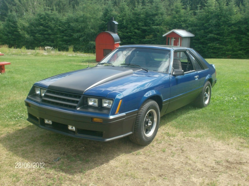 La Mustang 1981 de mon fils Hpim4710