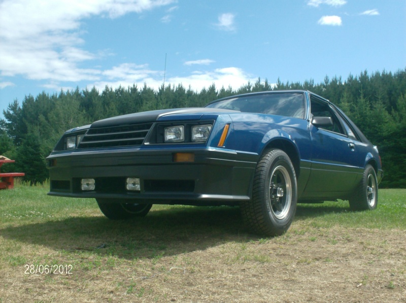 La Mustang 1981 de mon fils Hpim4712