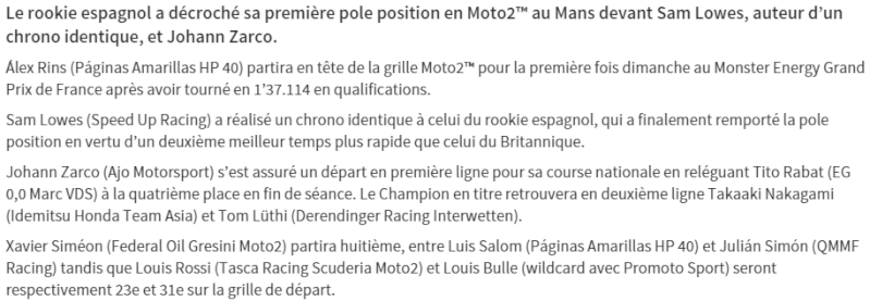 Dimanche 17 mai - MotoGp - Grand Prix de France - Le Mans Captur16