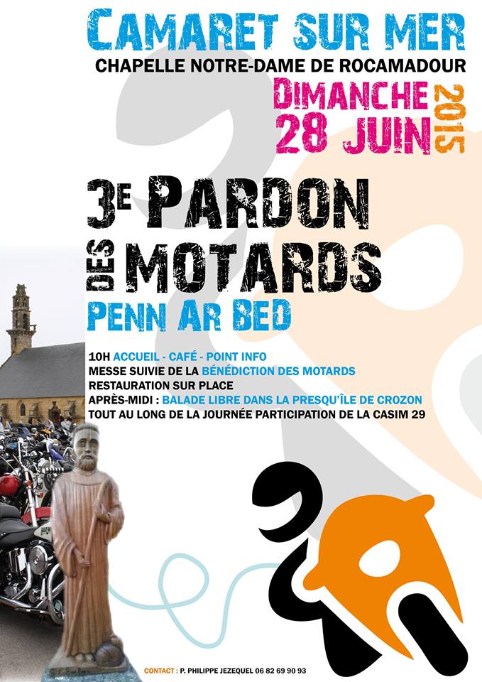 3ème pardon des motards à Camaret le 28 juin 2015 Pardon10