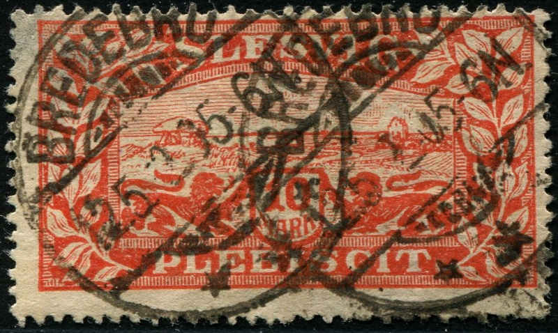 Abstimmungsgebiet Schleswig Abstempelungen Zone 1 (Deutsche Stempel) Stempe11