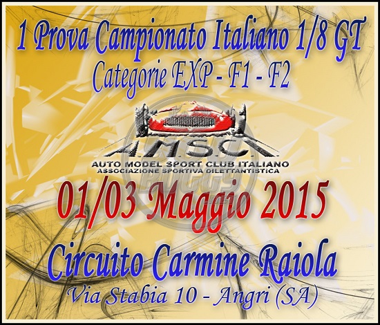 News: 1° PROVA C.I. AMSCI 2015 1/8 GT - Locandina Locand12