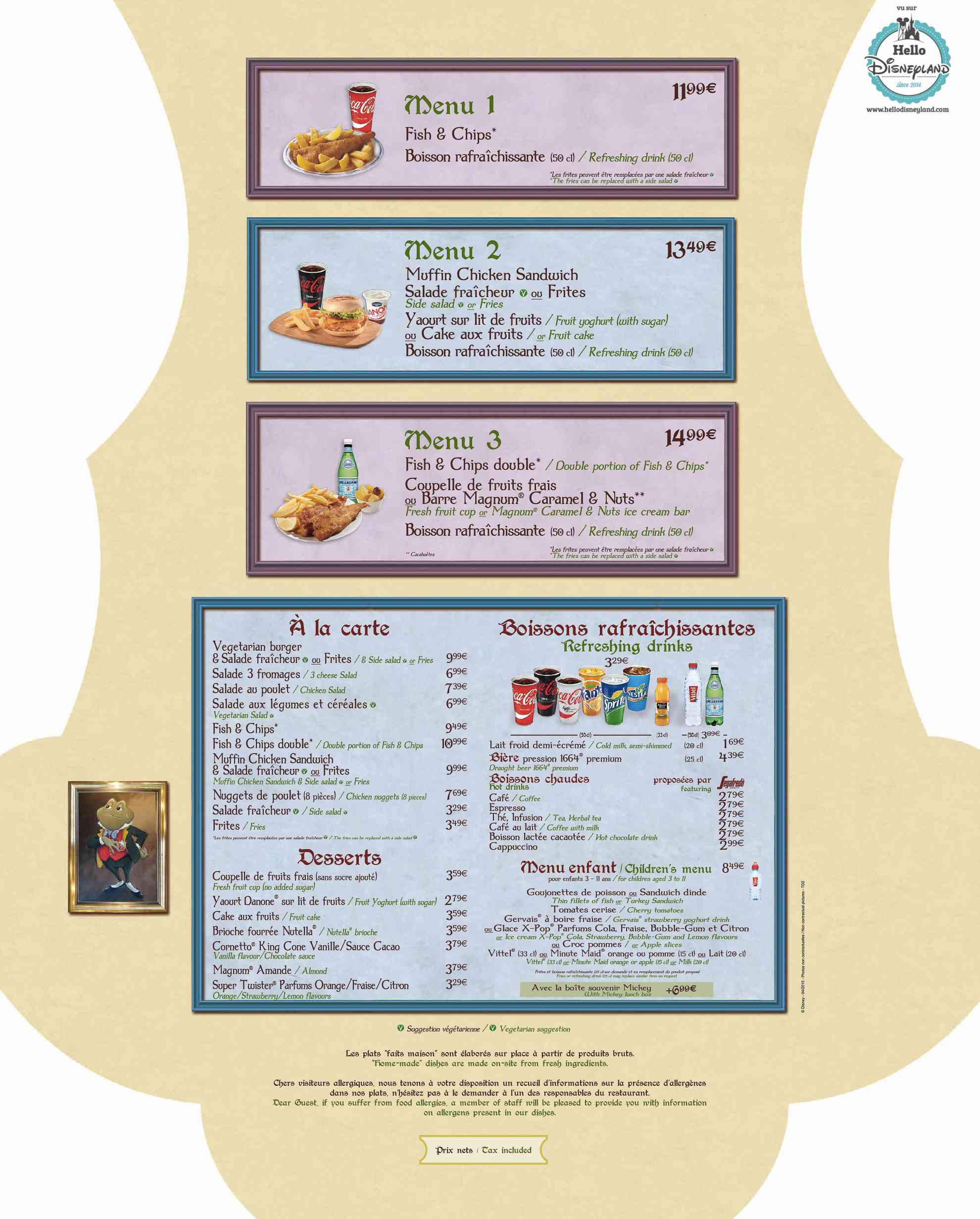 Fantasyland :: Toad Hall Restaurant - Pagina 11 Menus-22