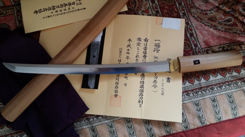 wakizashi en Shirasaya 20150315