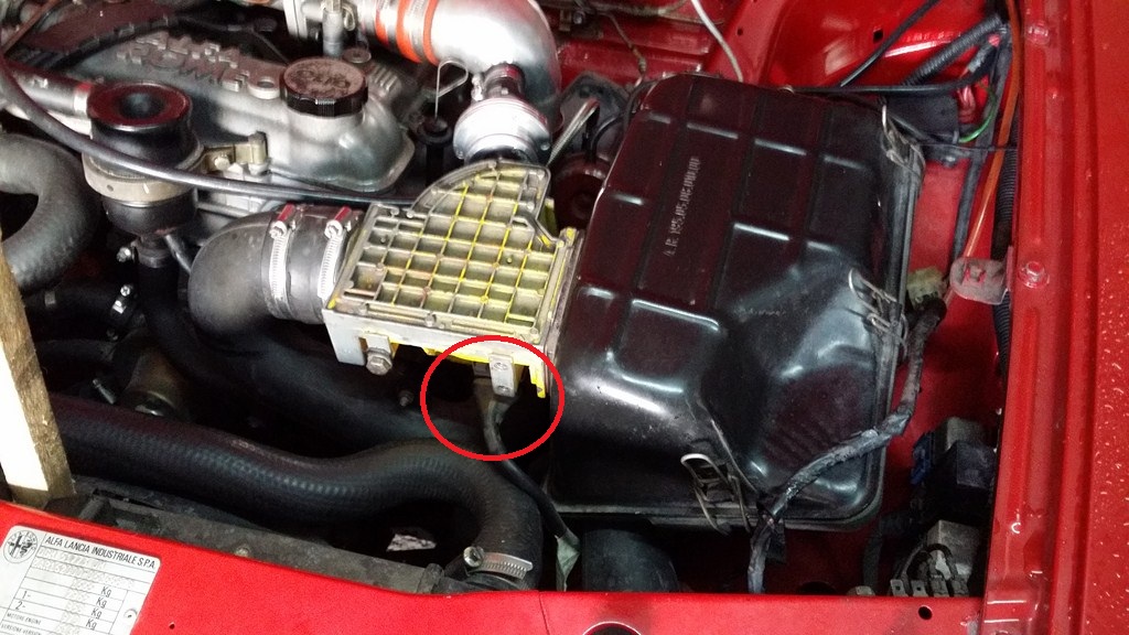Tutoriel changement du turbo Alfa 75 turbo 20150319