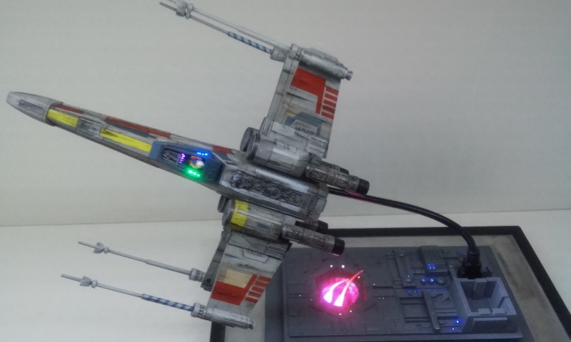 X-wing [BANDAI 1/72] - Modification en lampe par DJSLY 20150452