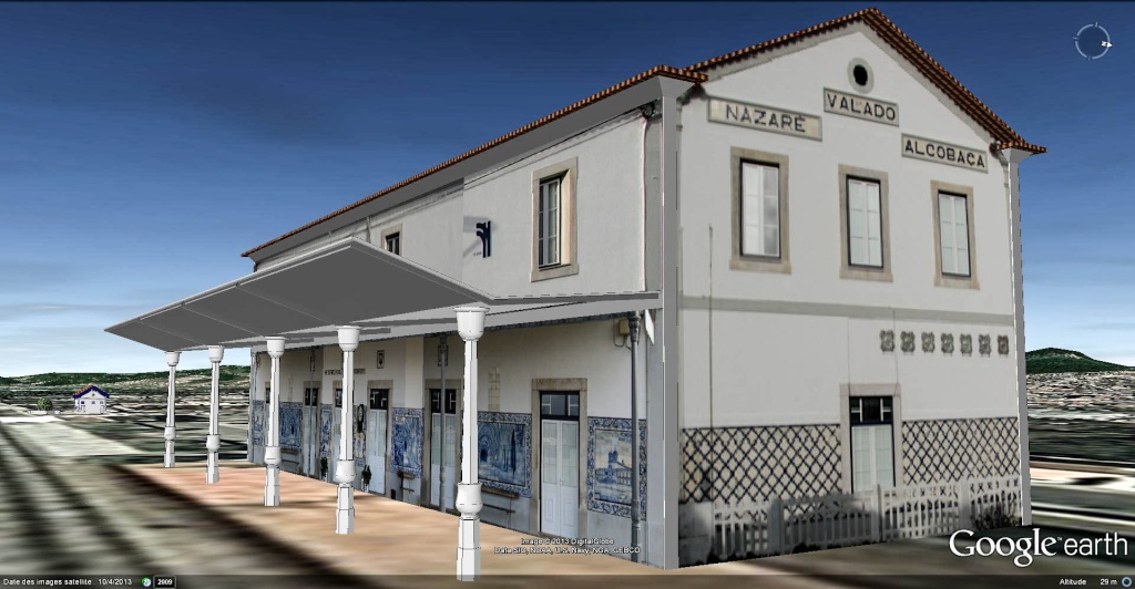 La gare de Valado dos Frades au Portugal  Gare_v13