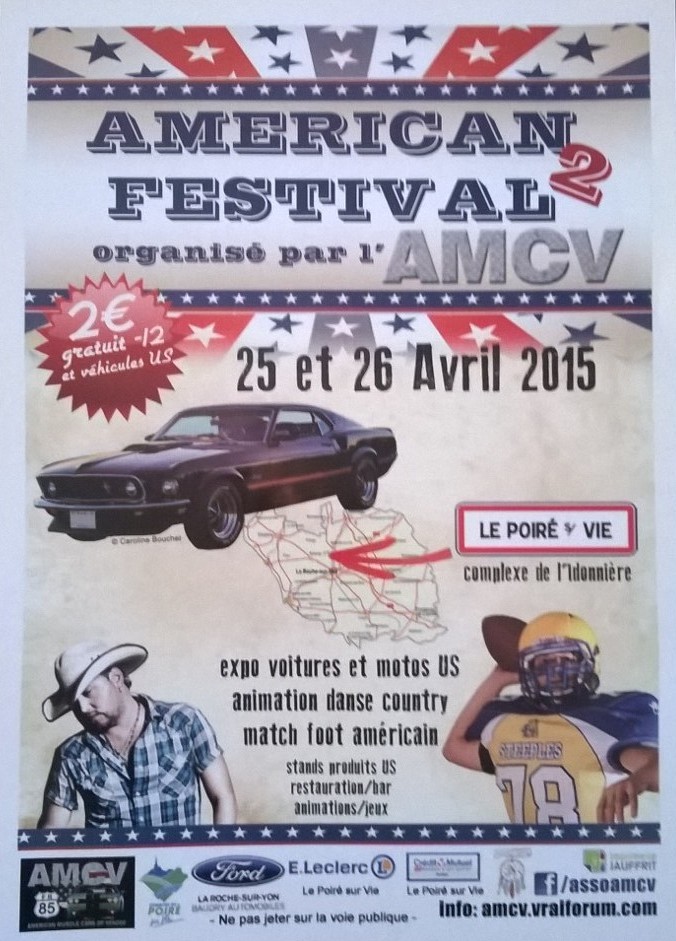 [COMPTE RENDU] American festival 2 - AMCV - Le Poiré sur Vie 25 et 26 Avril 2015 Wp_20110