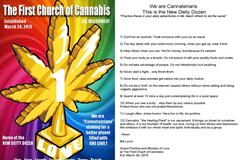 The first Church of Cannabis has been founded. 39181510