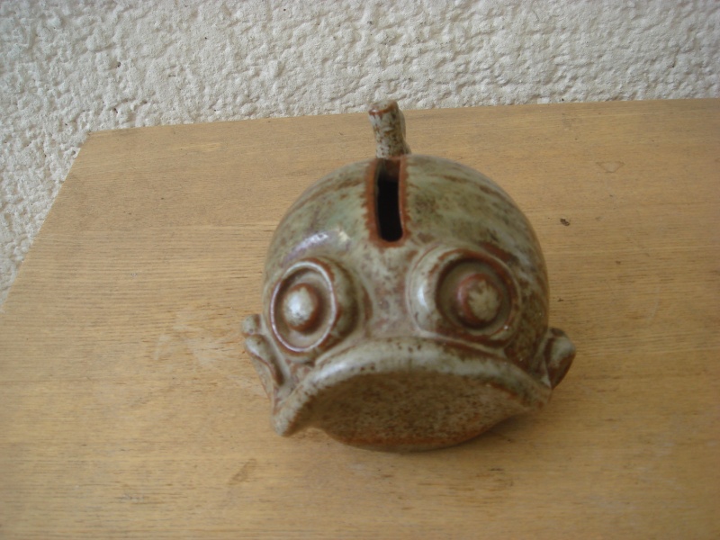 Stoneware Fish Money Box by Signum Pottery Copied50