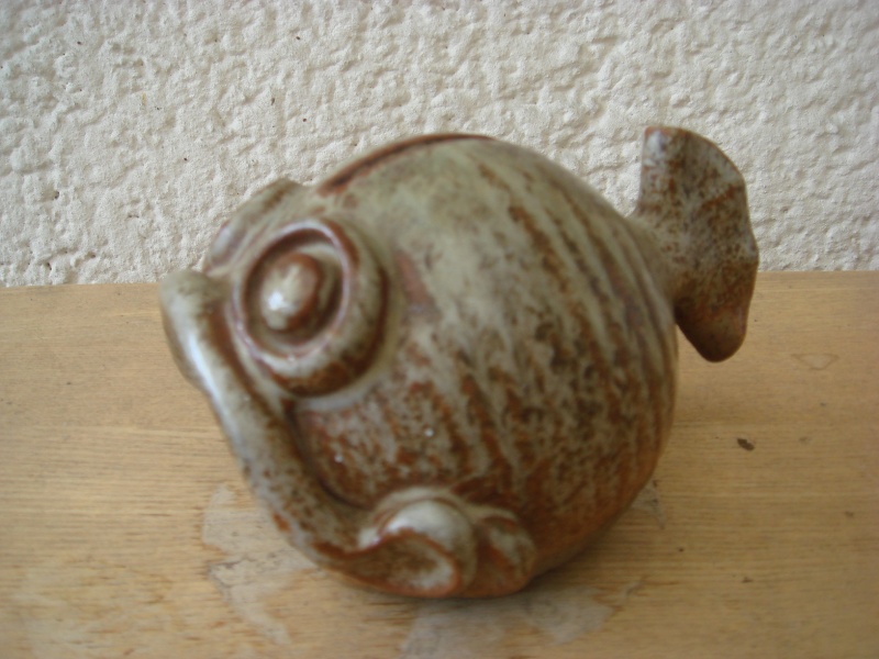 Stoneware Fish Money Box by Signum Pottery Copied51