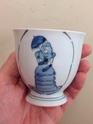 Japanese porcelain goblet signed 'th' - modern Japanese production ware Img_5512