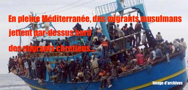 Atroce : des migrants musulmans ont jeté par-dessus bord des migrants  Atroce10