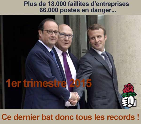 18 134 faillites d’entreprises en 3 mois . Entrep10