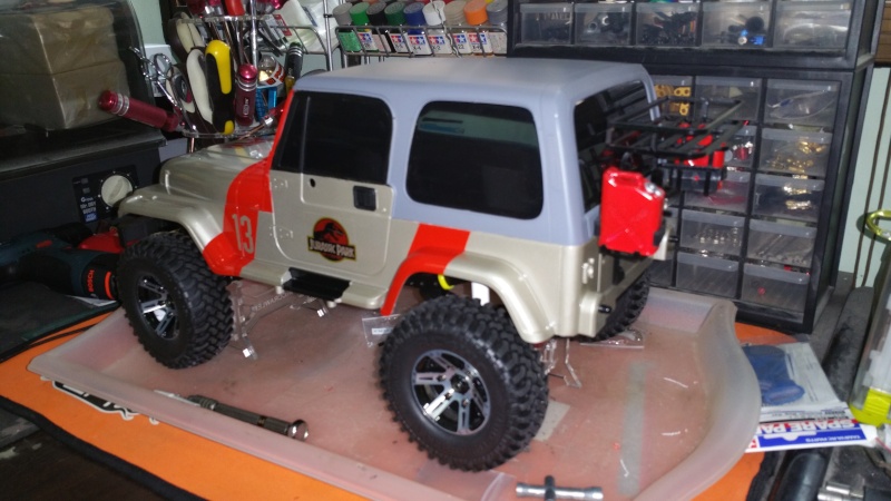 Zax's Jurassic Park Jeep Build. (RC4WD TF2 SWB) 2015-015