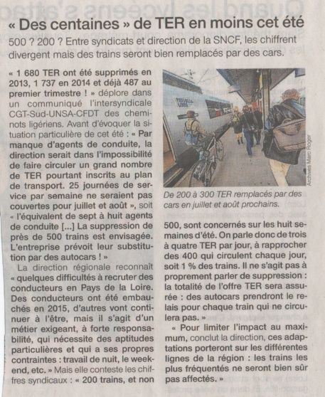 Pays de la Loire: Des centaines de trains TER supprimés cet été par manque de conducteurs Ouest-15