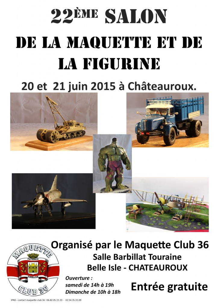 expo à Chateauroux 20 - 21 Juin Affich10