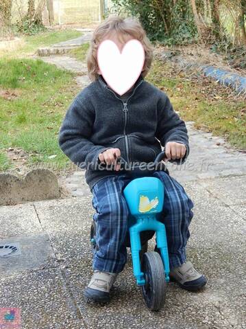 Petite Moto Tricycle, pour enfant de 1 ou 2 - 3 ans - ARIGOmoto