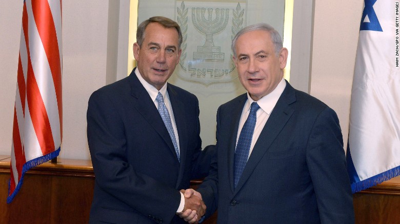 John Boehner in Israel Plotting Against Obama 15040110